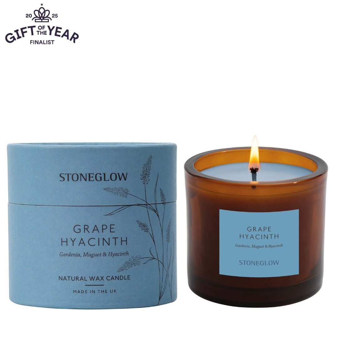 SG W.Garden Grape Hyacinth Tumbler / Candle