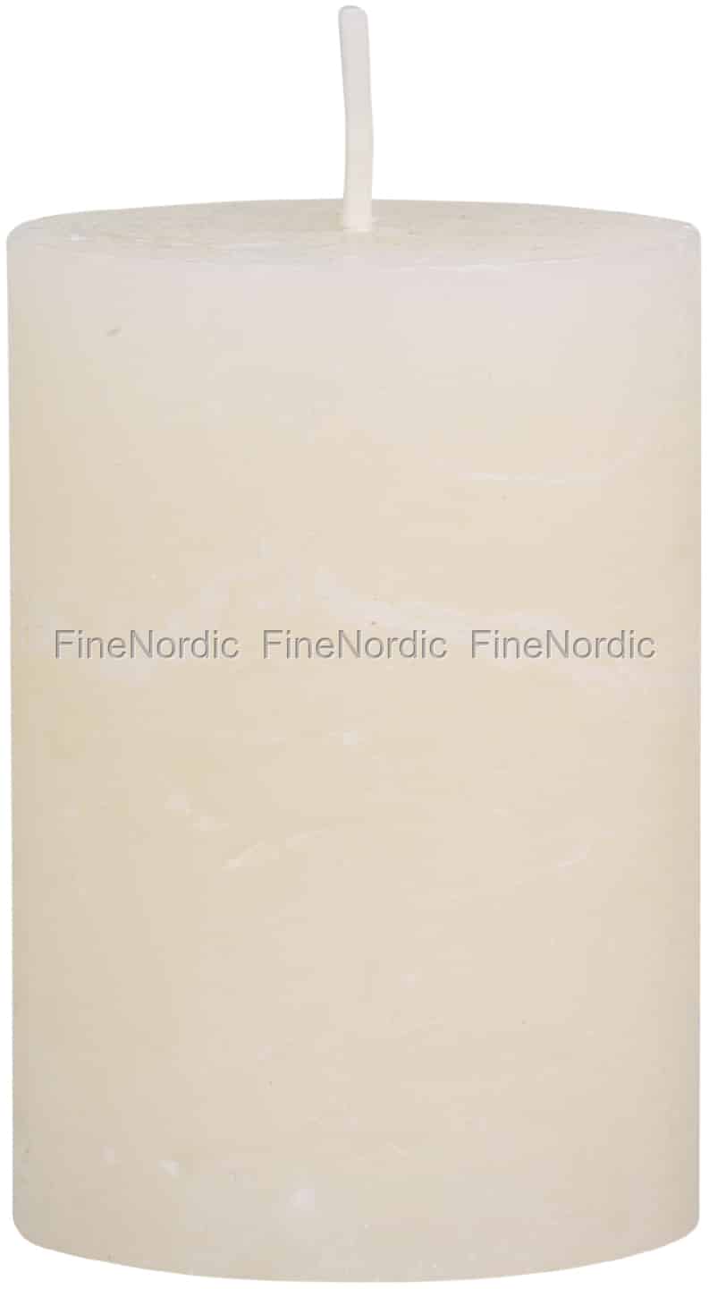 CA Macon Cream Pillar Candle 10cm