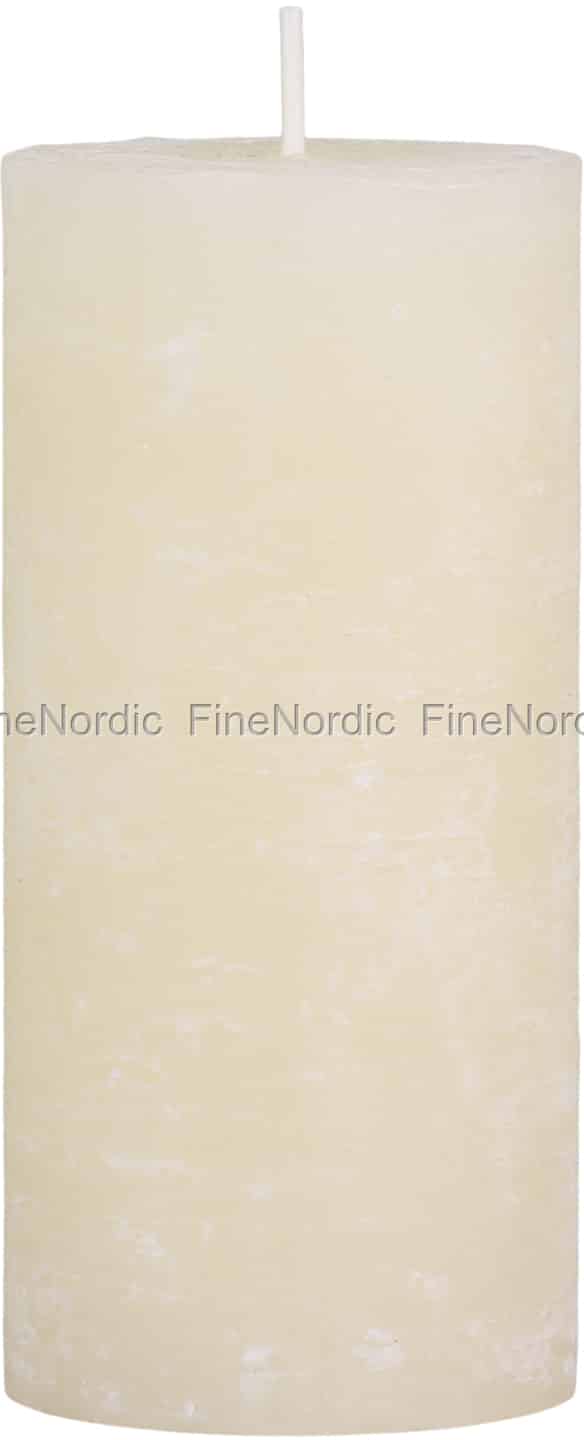 CA Macon Cream Pillar Candle 15cm