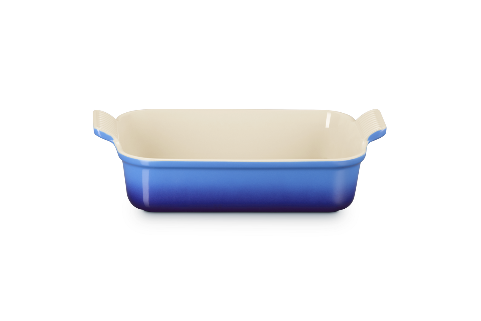 LC Deep Rect Dish 26cm Azure Blue