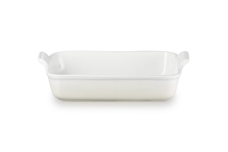 LC Deep Rect Dish 26cm Meringue