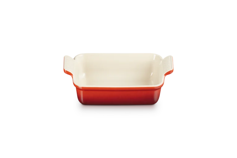 LC Deep Rect. Dish 32cm Cerise