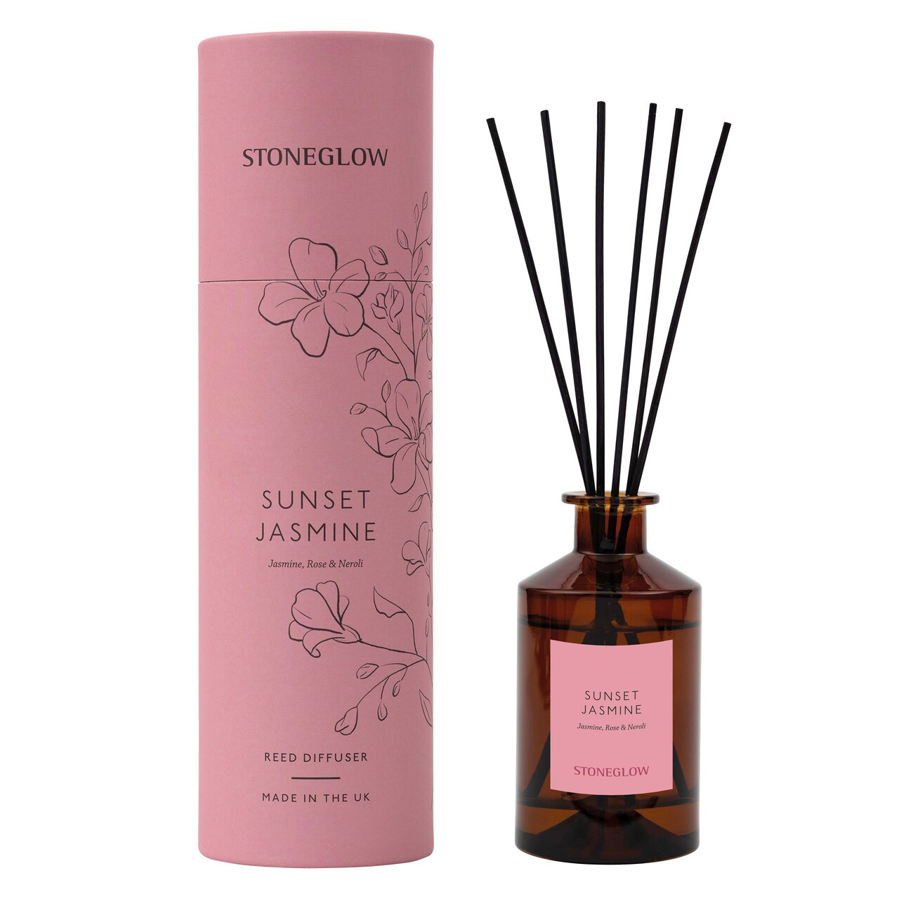 SG W.Garden Sunset Jasmine Reed Diffuser