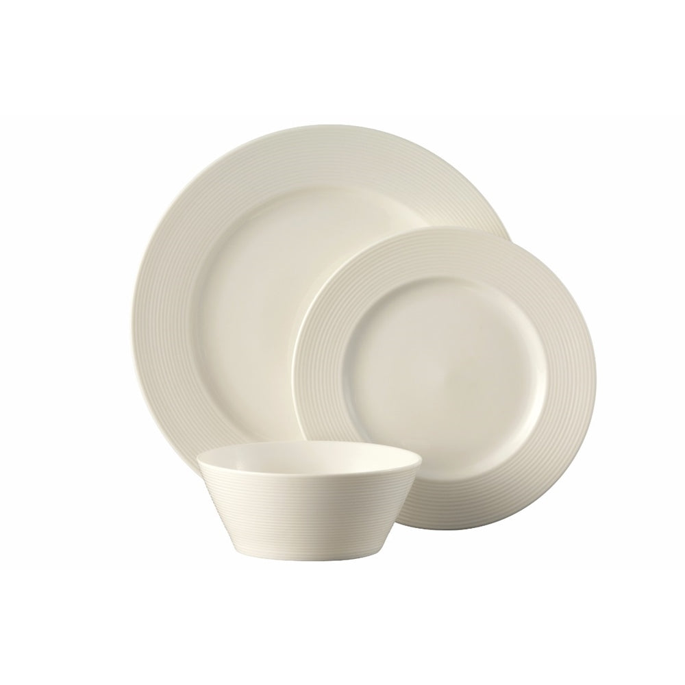 Belleek Ripple 12pc Dinner Set