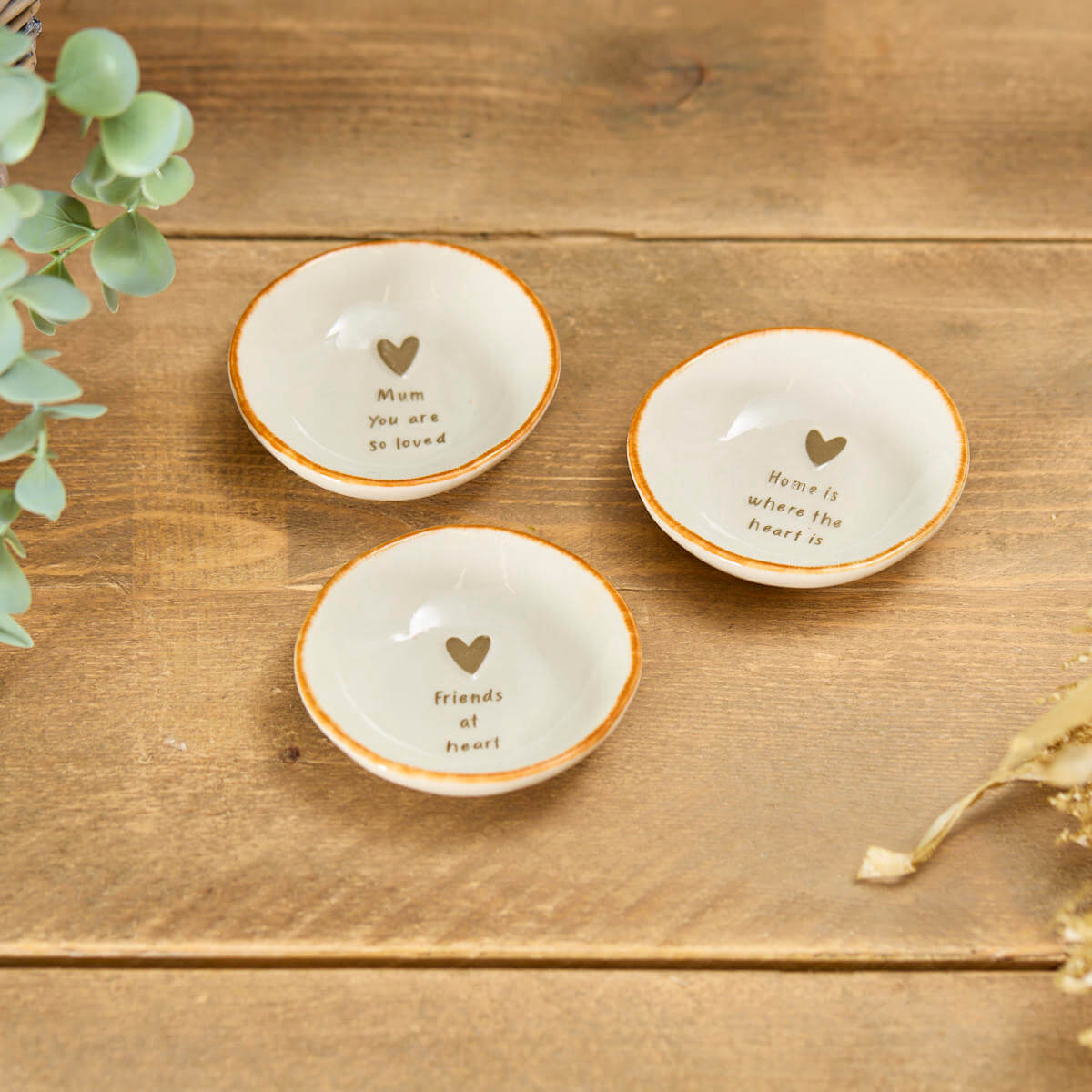 LA Rustic Heart Trinket Dish