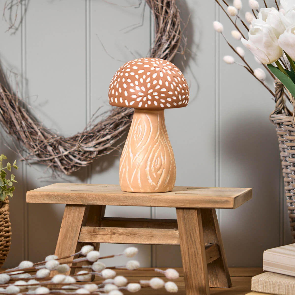 LA Clay Rustic Mushroom Large