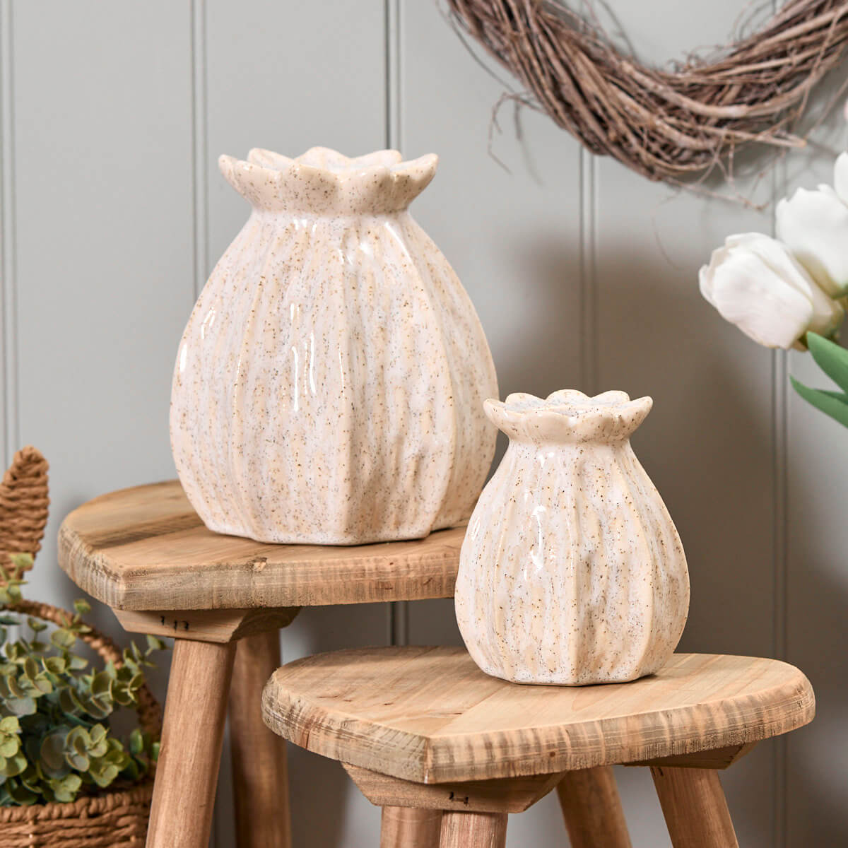 LA Ceramic Poppy Vase Sml