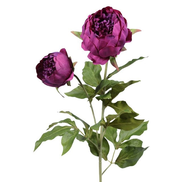 CB Peony Double Spray Dark Pink
