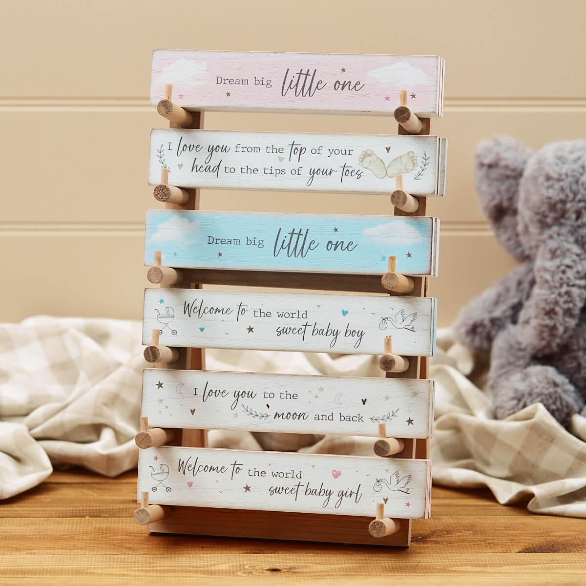 LA Baby Asst Plaque