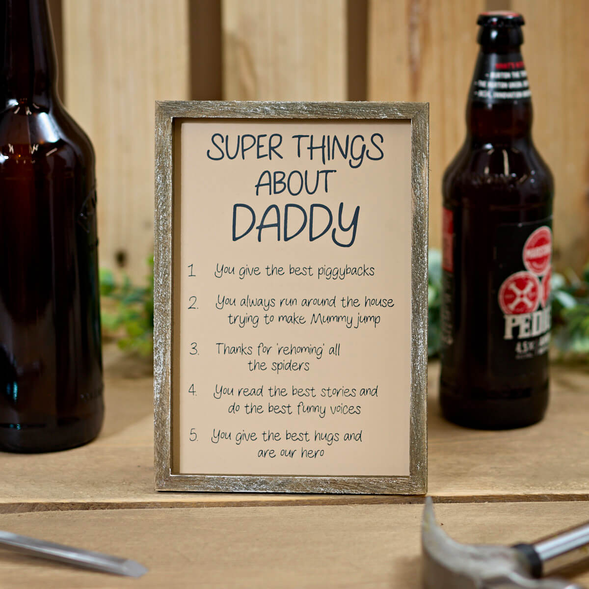 LA Super Things Daddy Plaque