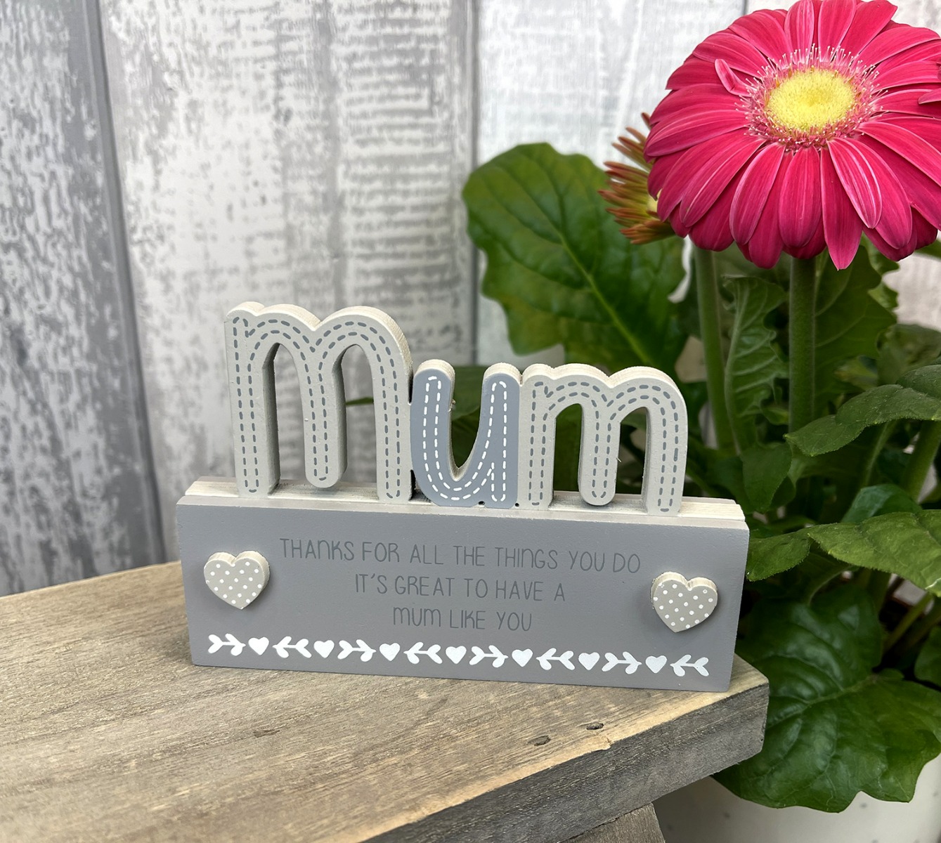 LA Mum Cut Out Block