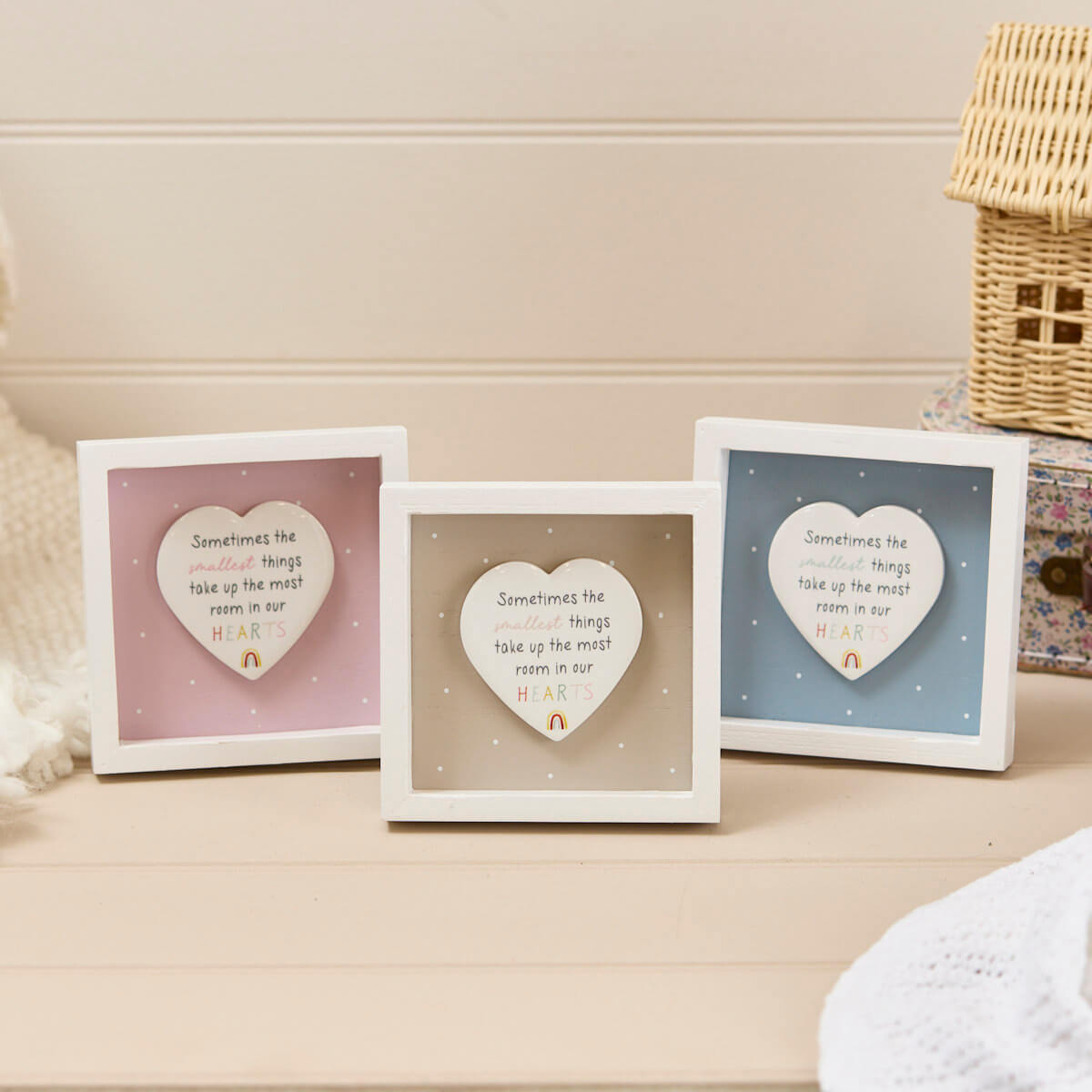 LA Baby Wooden Easel Plaque