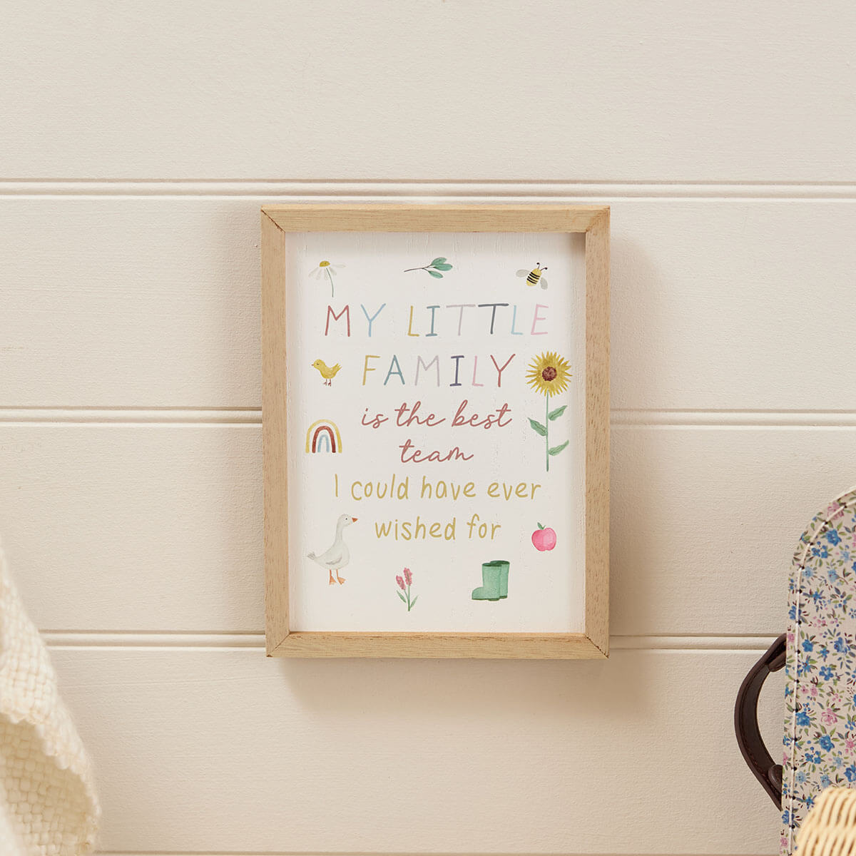 LA My Little Family Plaque