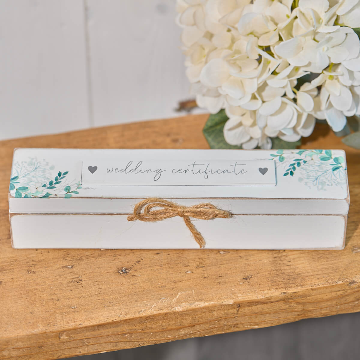LA Wedding Floral Certificate Box