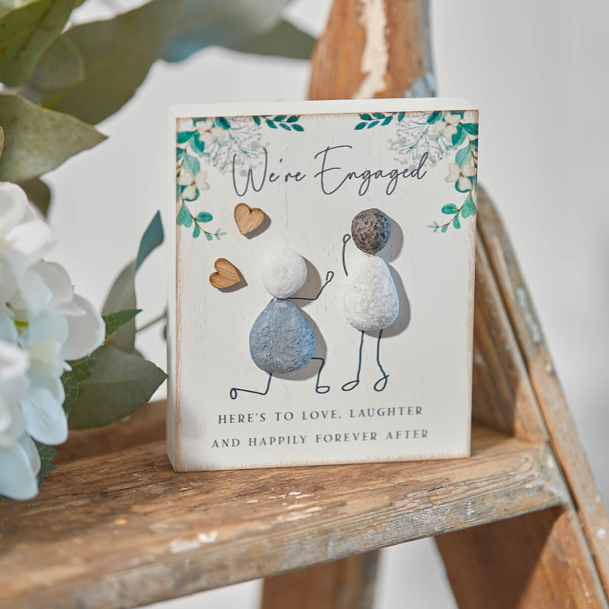 LA Engagement Pebble Couple