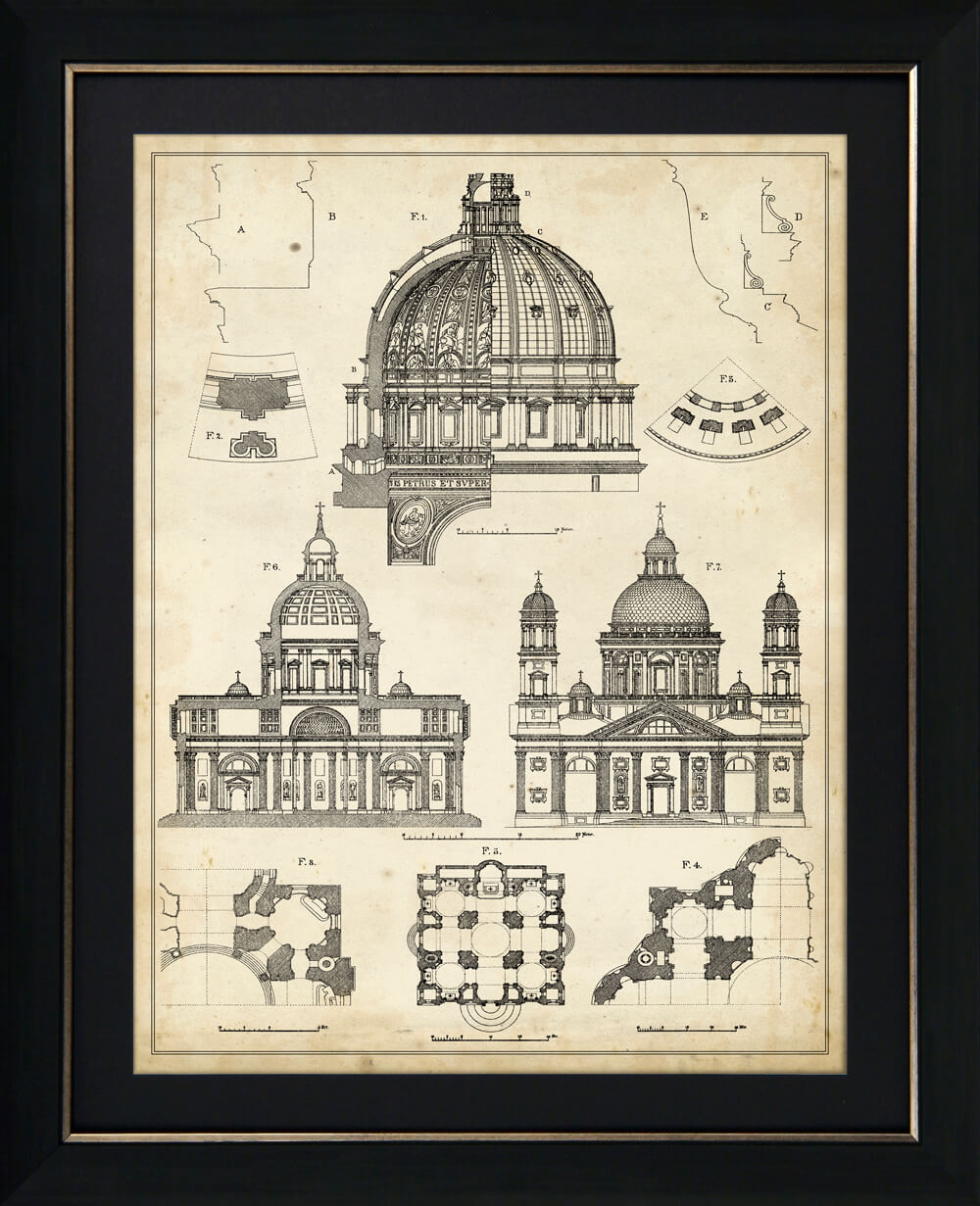 Camelot Vintage Architect plans B