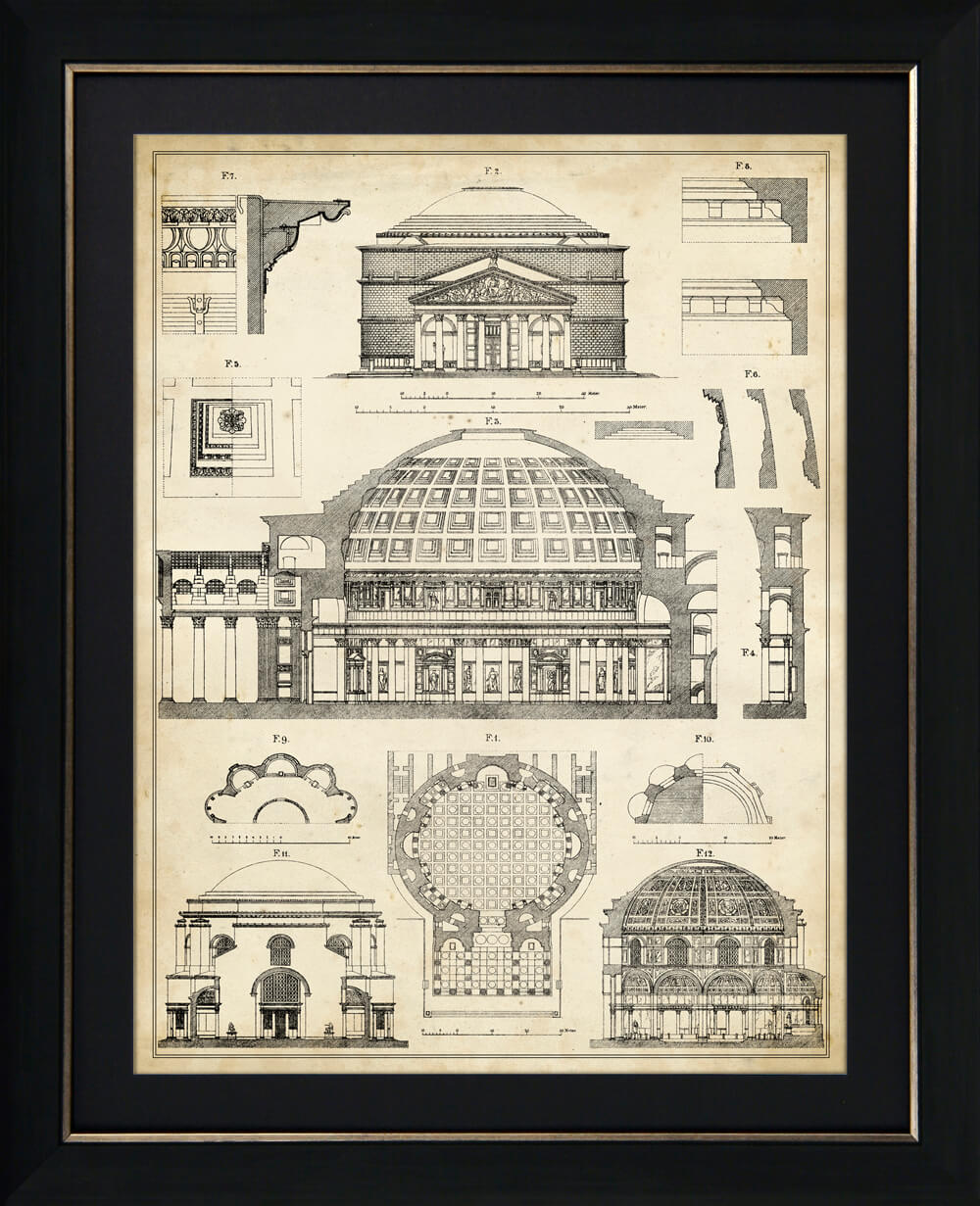 Camelot Vintage Architect plans C