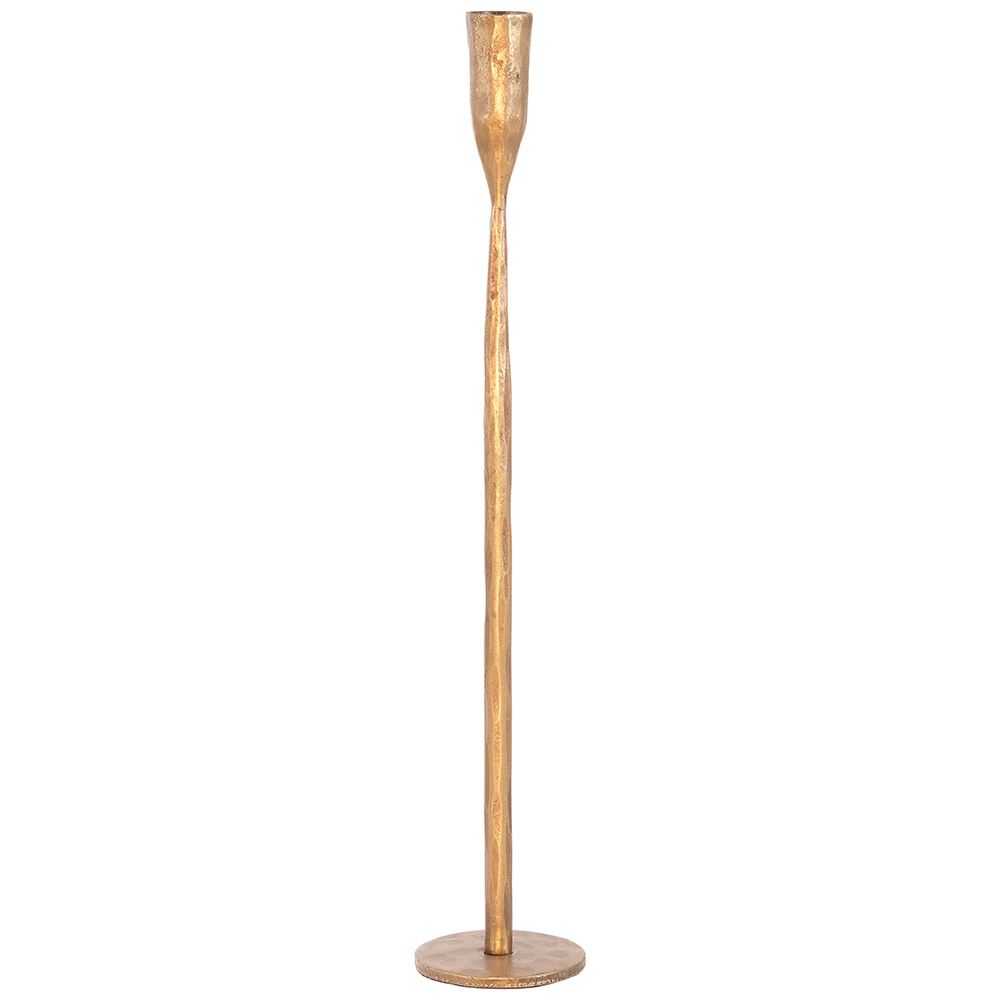 WJ Brass Candle Holder 42cm