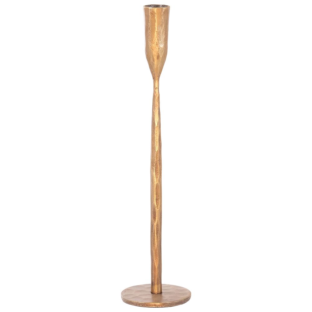 WJ Brass Candle Holder 32cm