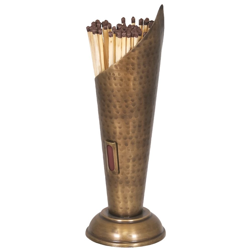 WJ Brass Cone Match Holder