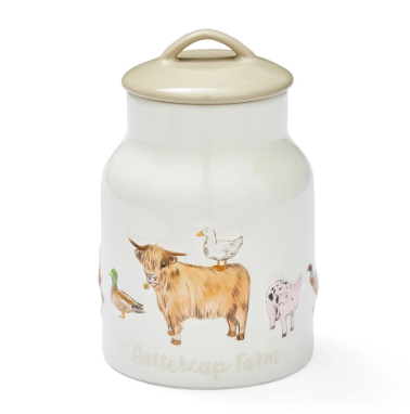 CKS Buttercup Farm Ceramic Coffee Canister