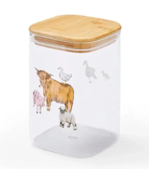 CKS Buttercup Farm 1L Glass Jar