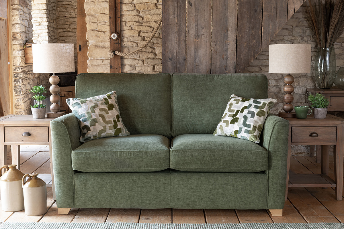 Alstons Reuben 3 seater sofa, in grade d wheat chenille fabric