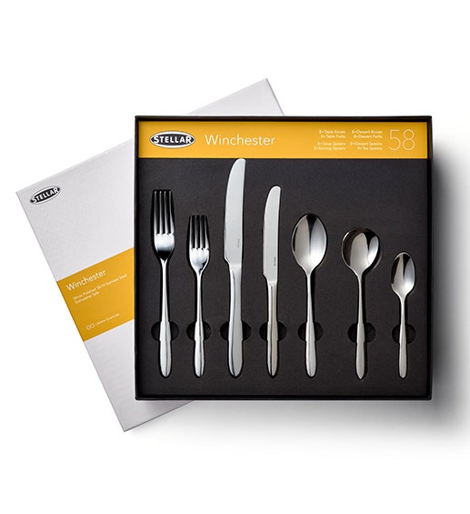 STP Winchester 58pc Cutlery Set