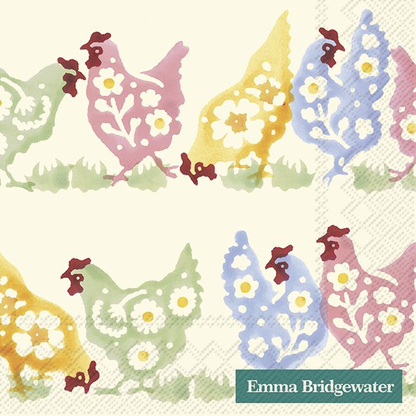 IHR Spring Chickens Cocktail Napkins