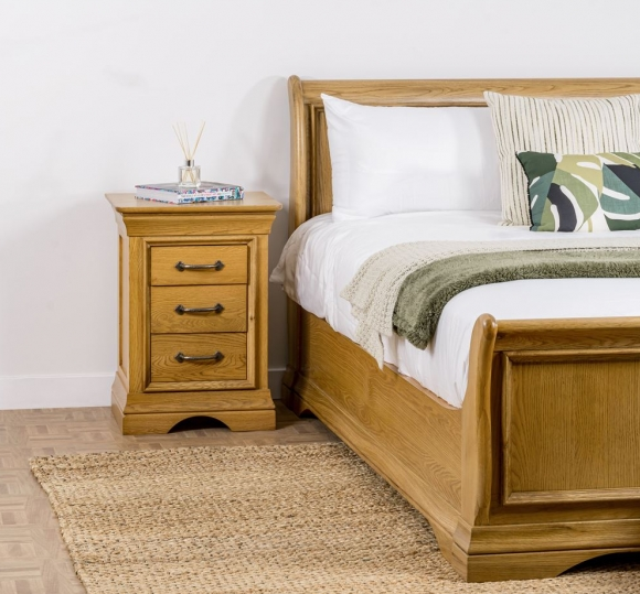 Chateau 3 Drawer Bedside