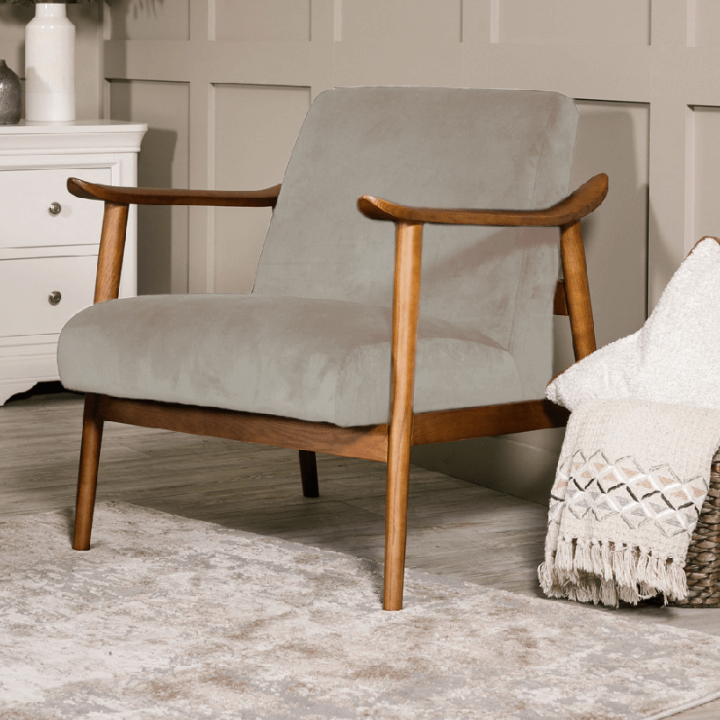 Heath Accent Chair - Taupe