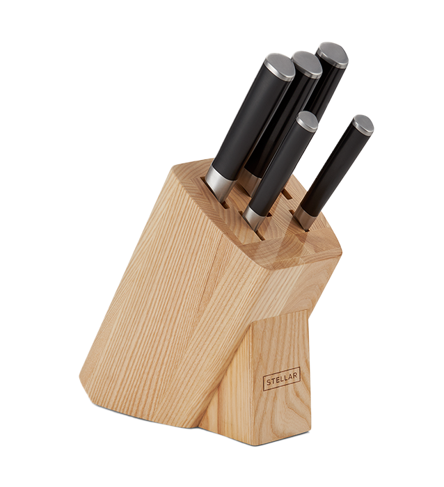 Stellar-PROMO Poise 5pc Knife Block