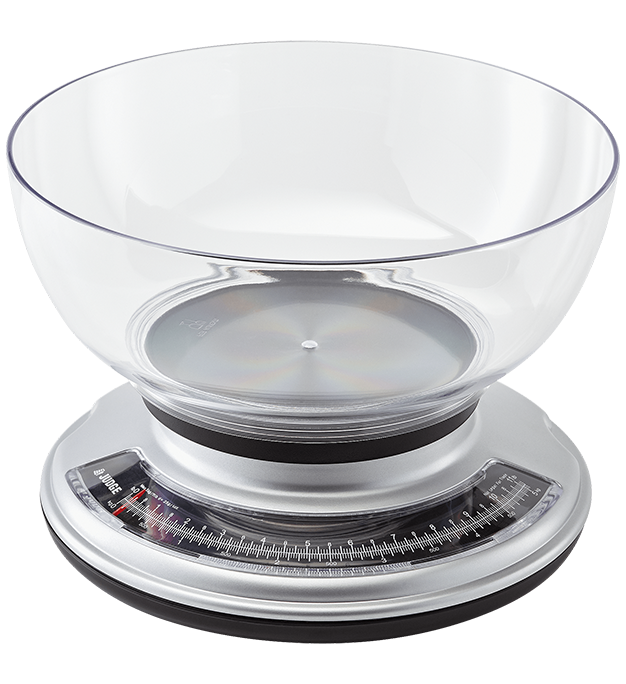 Judge Scale Chrome Body Clear Bowl
