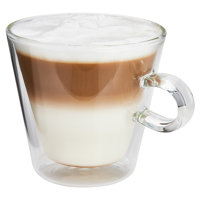 JDR Duo Latte Glass 325ml S2