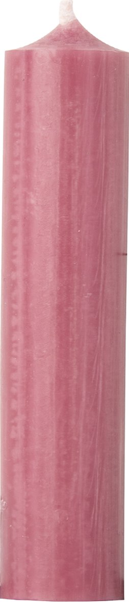 IHR Cylinder Candle 10cm Old Rose