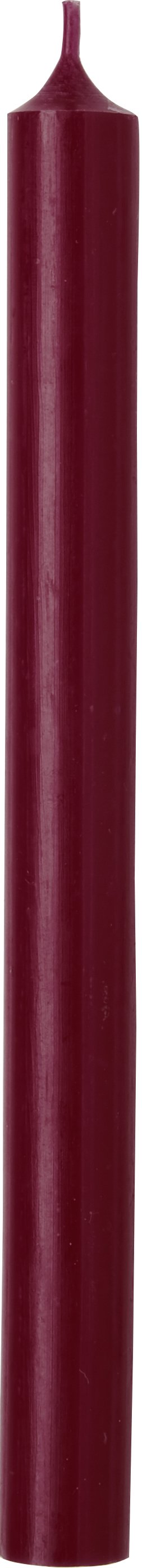 IHR Cylinder Candle 25cm Red Plum