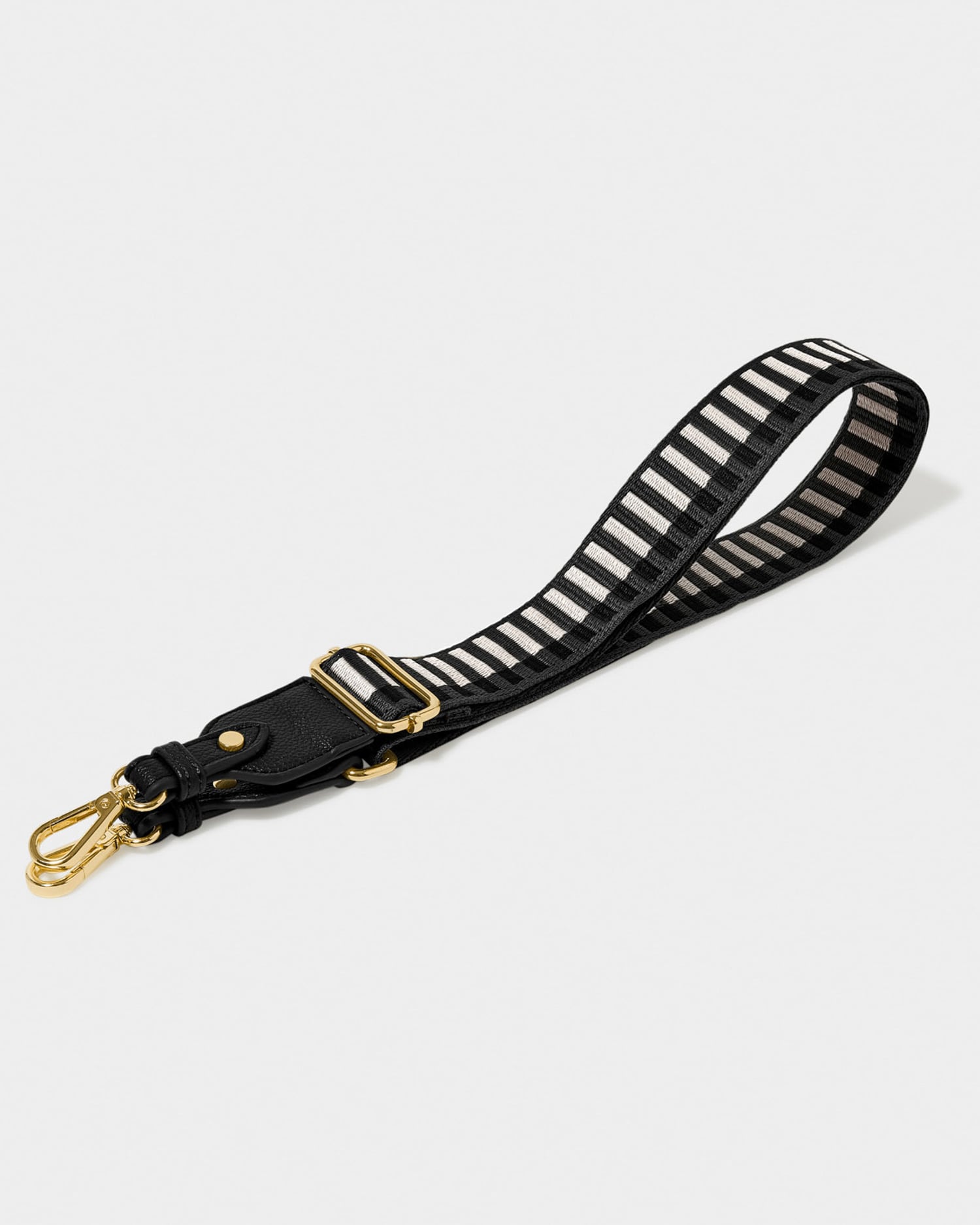 KL Bag Strap Canvas Geo Black