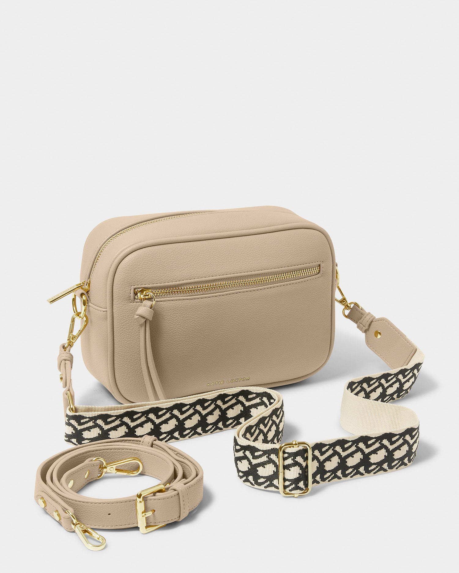 KL Hallie Dbl Strap Bag Taupe SS25