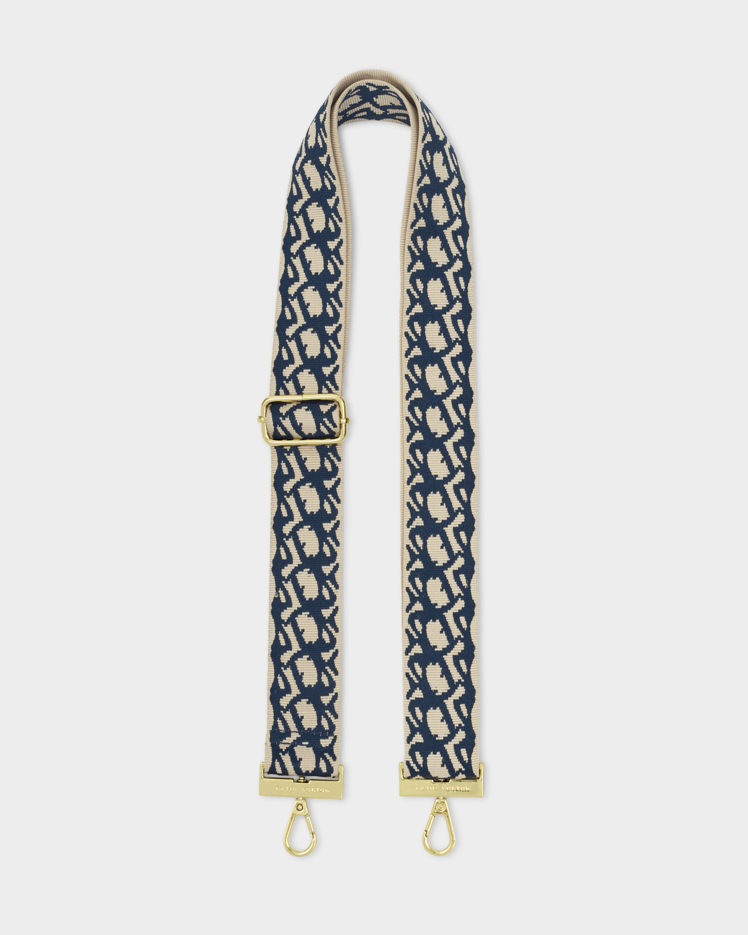KL Bag Strap Canvas Blue Abstract