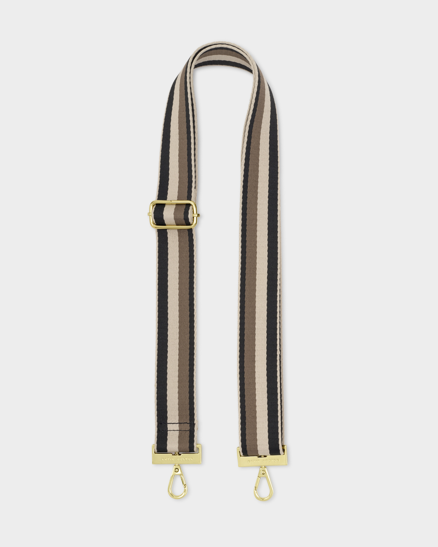KL Bag Strap Canvas Mocha Stripe