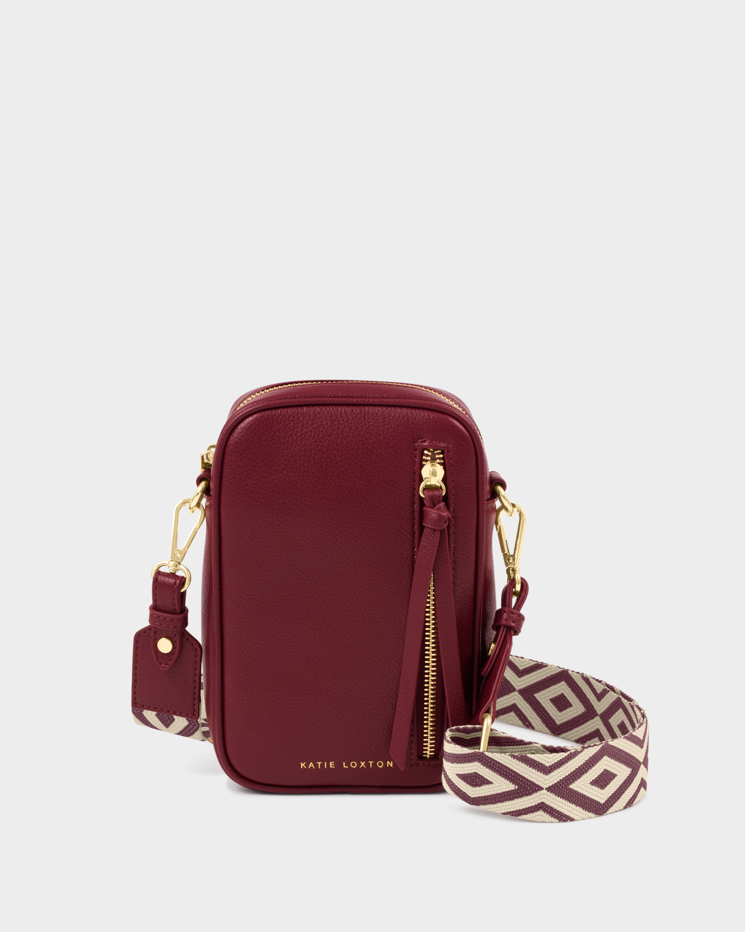 KL Hallie Small Crossbody Cherry