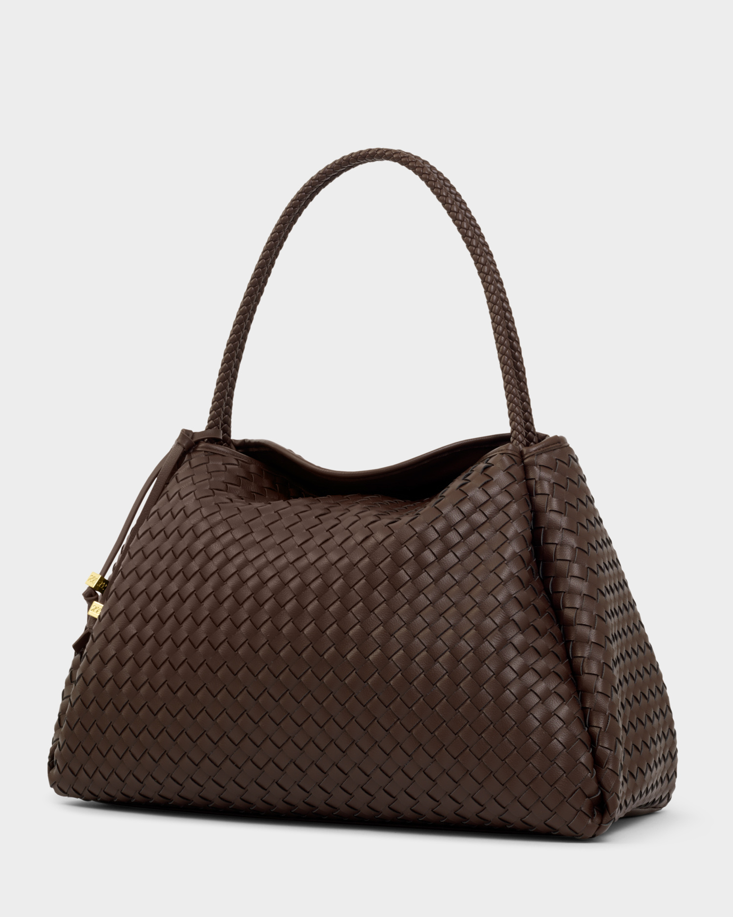 KL Nova Handwoven Large Tote Bag Chocolate SS26