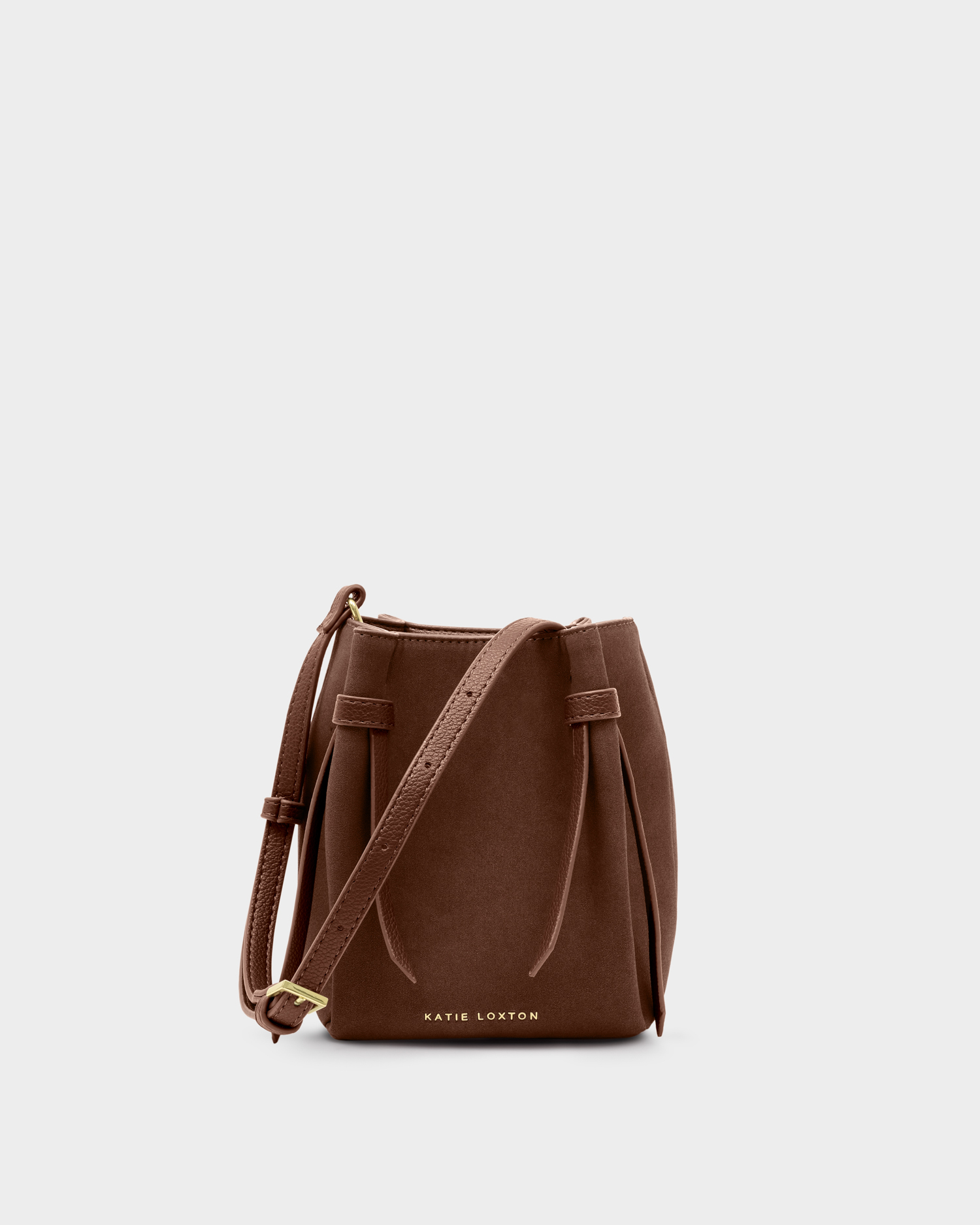 KL Celina Small Bucket Bag Cherry