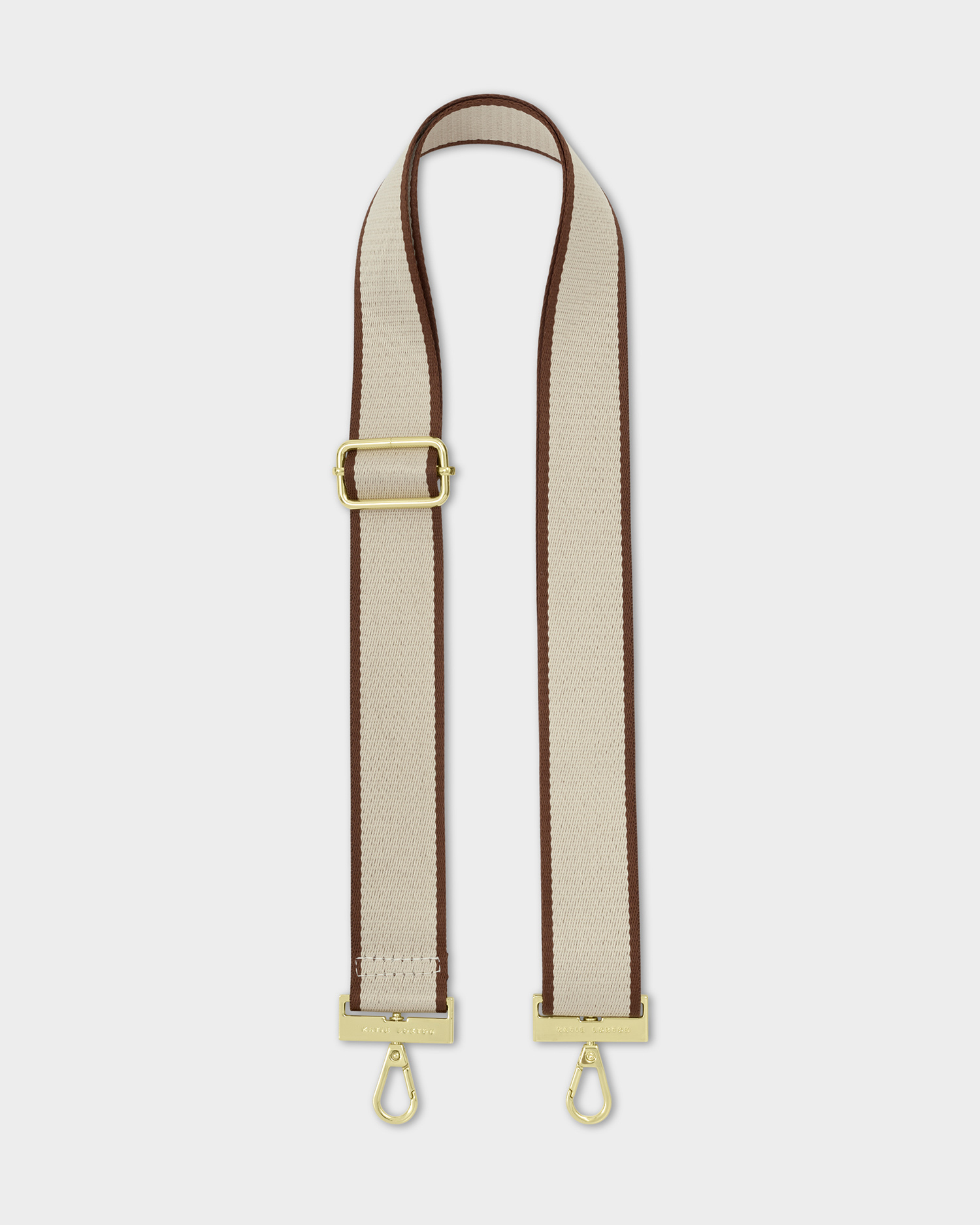 KL Bag Strap Canvas Cognac Tipped SS26
