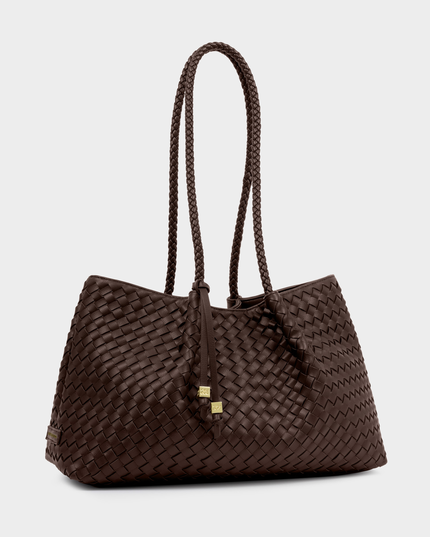 KL Nova Handwoven Small Tote Bag Chocolate SS26