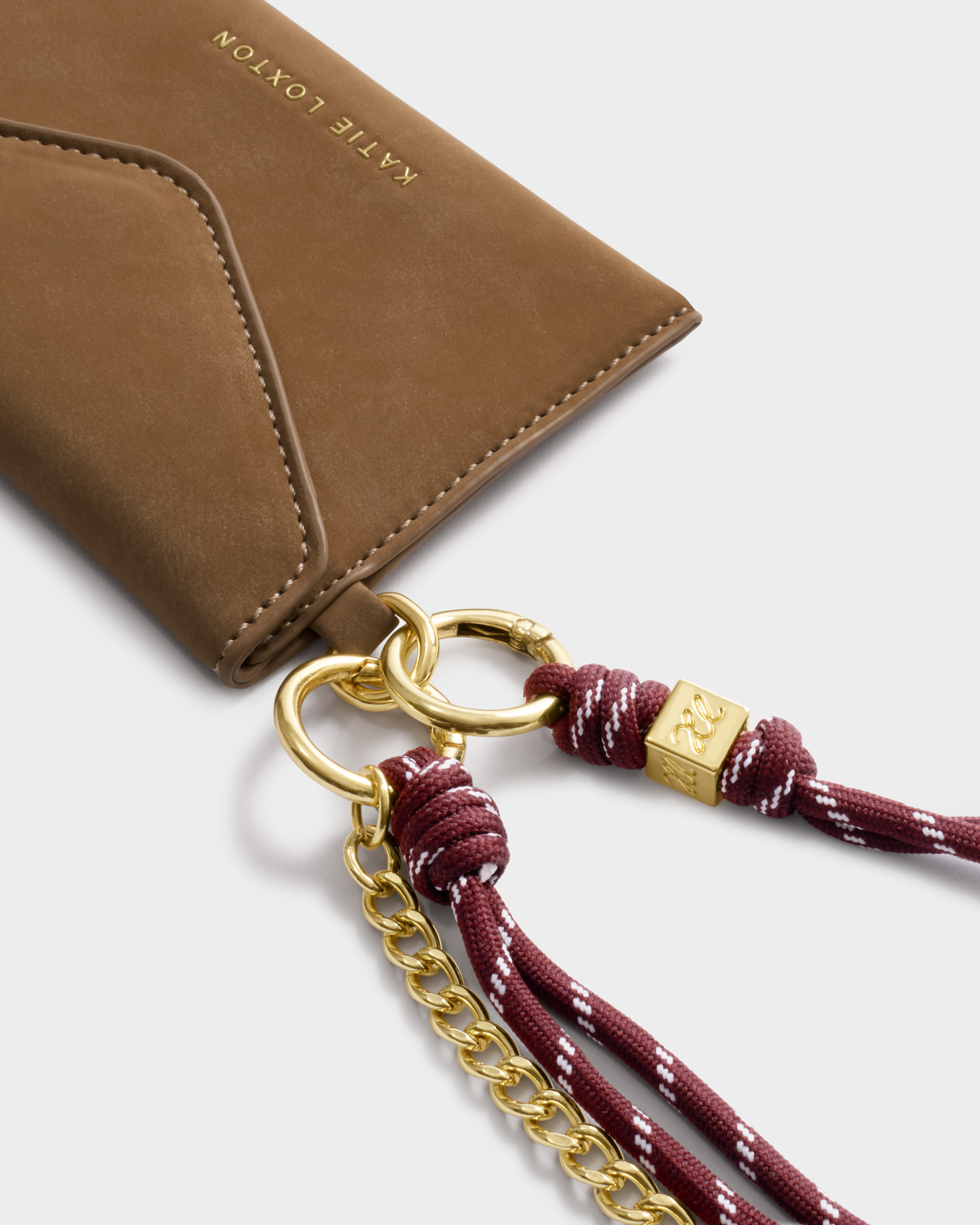 KL Cord Purse Caramel SS26