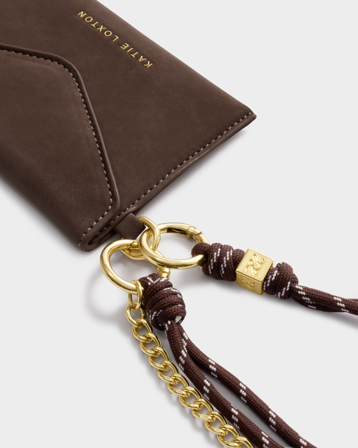 KL Cord Purse Bitter Choc SS26