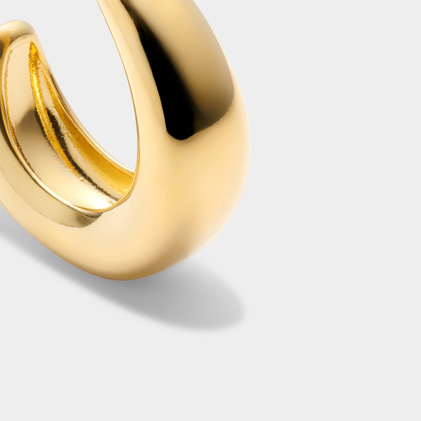 KLJ With Love Signet Hoops