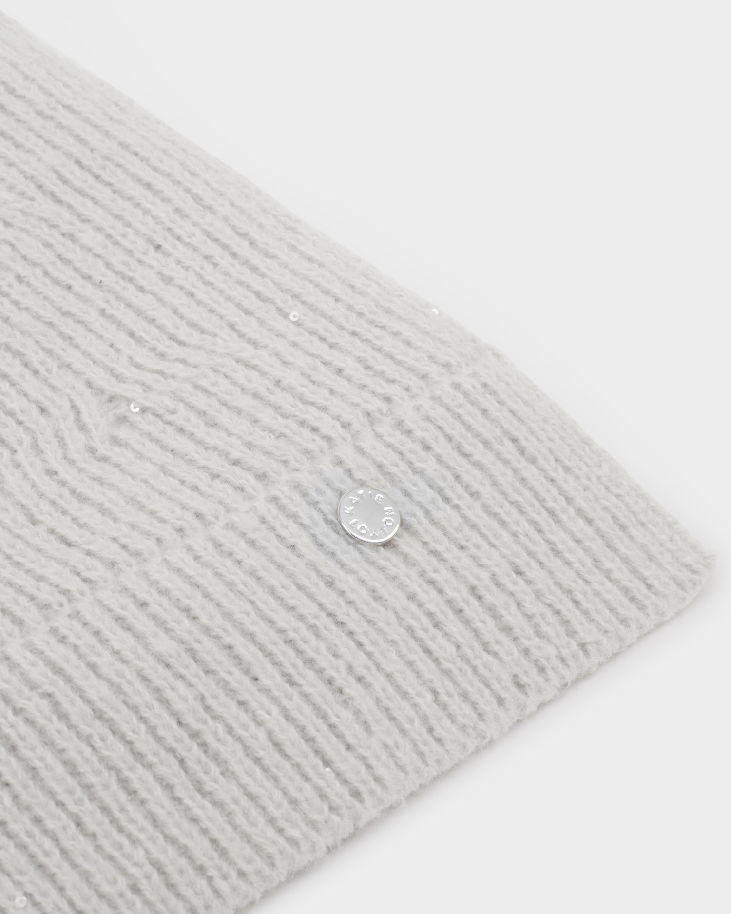 KL Sequin Scarf Grey