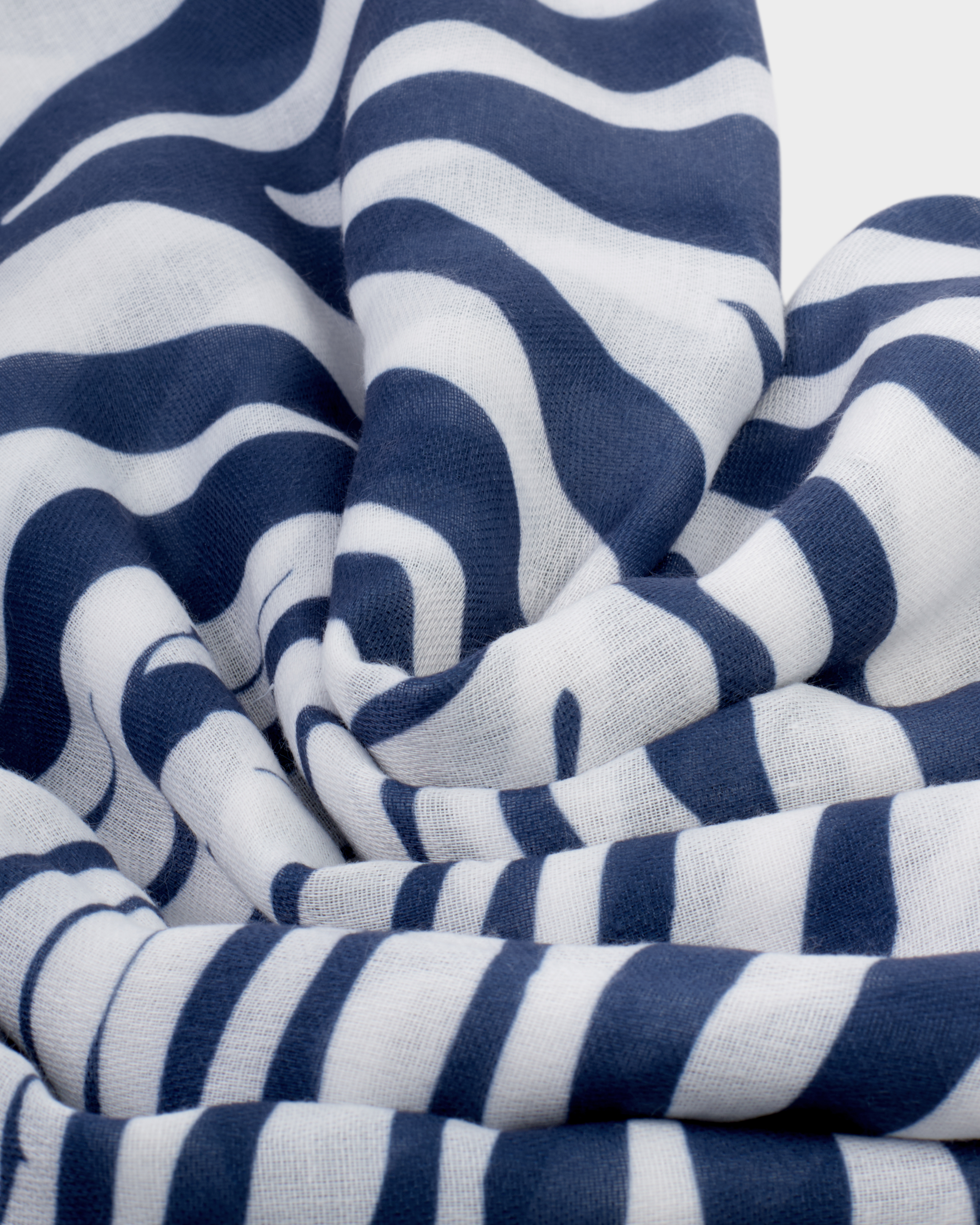 KL Printed Scarf Zebra SS26